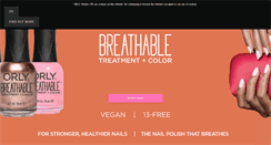 Desktop Screenshot of orlybeauty.co.uk